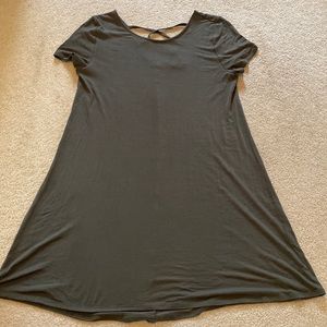 Mossimo Target Army Green T-shirt Dress